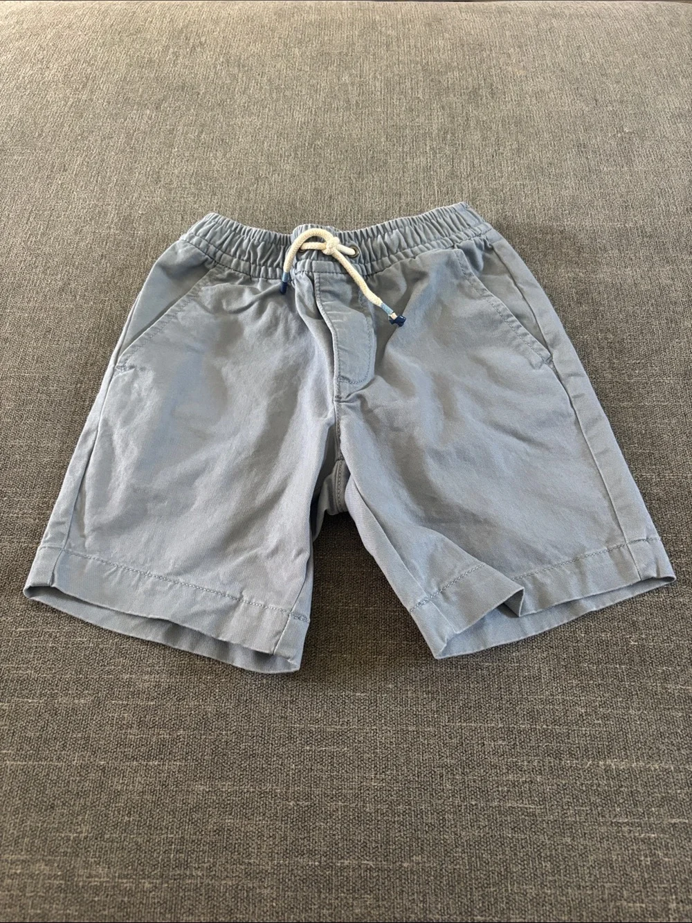 GAP Men's Light Blue Elastic Waist Drawstring Shorts